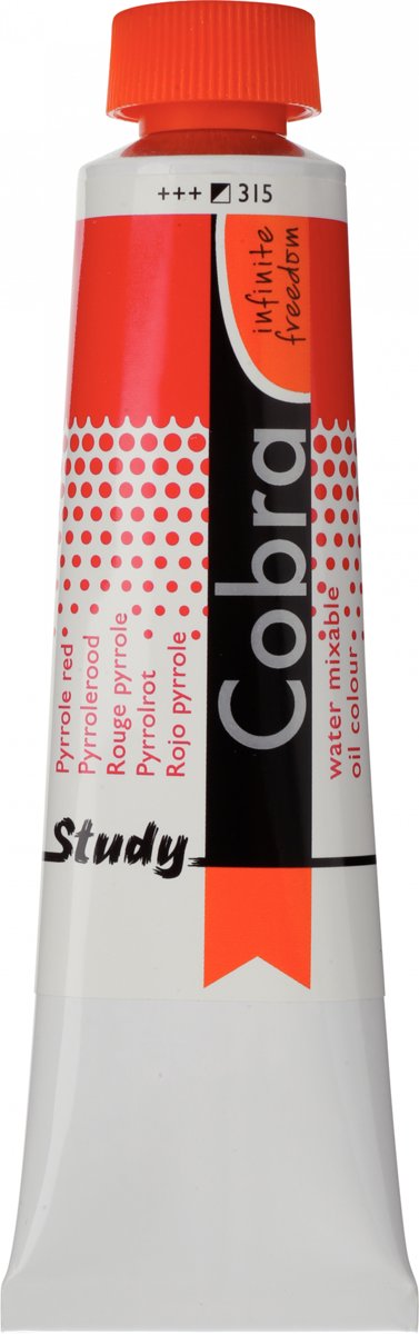 Cobra Study Olieverf 40ml | Pyrrole Red (315)